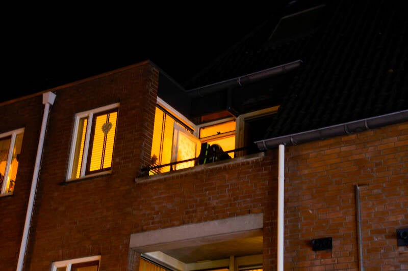 Brand balkon appartementencomplex Veghel 