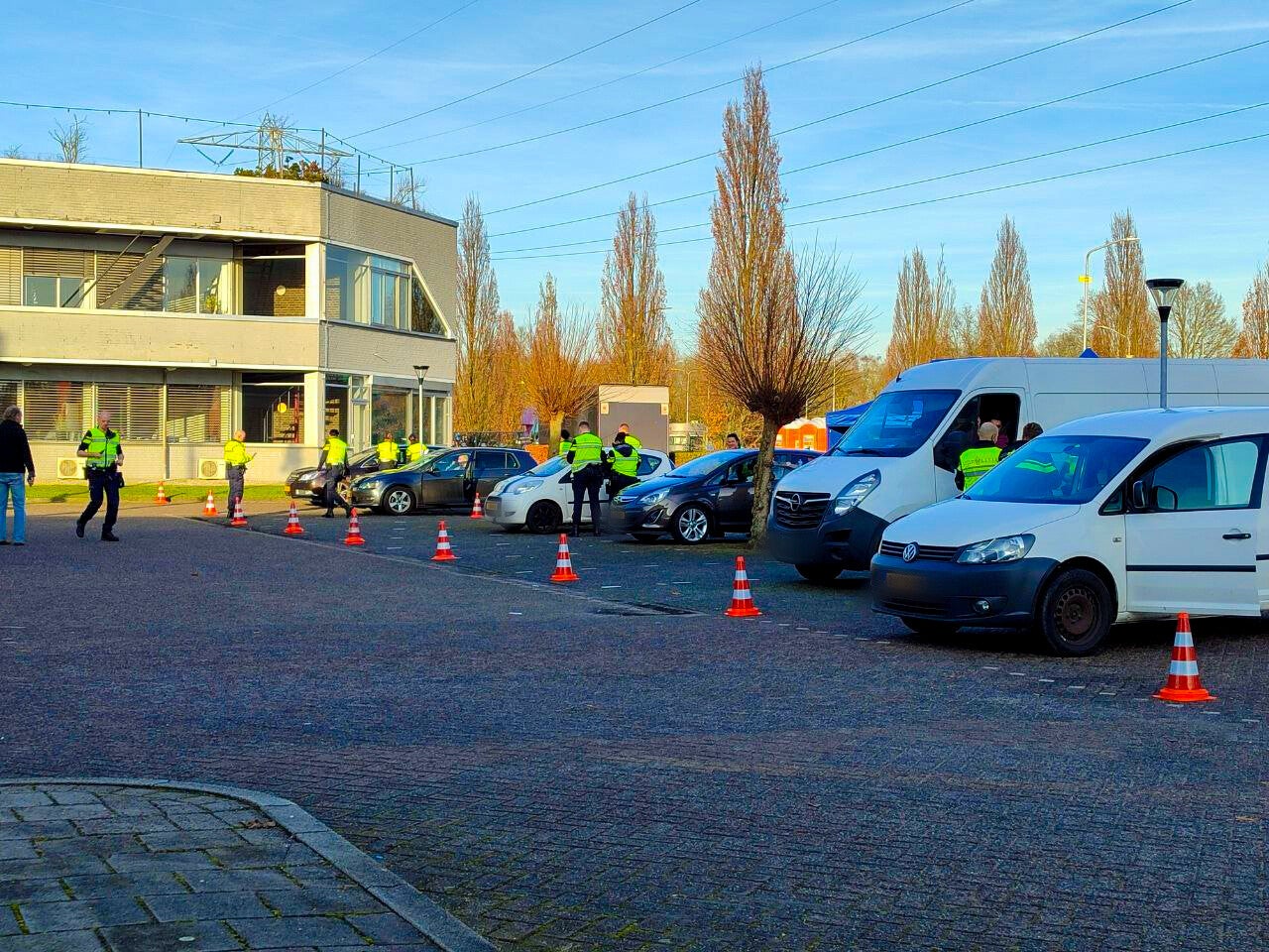 Grote politie controle Uden