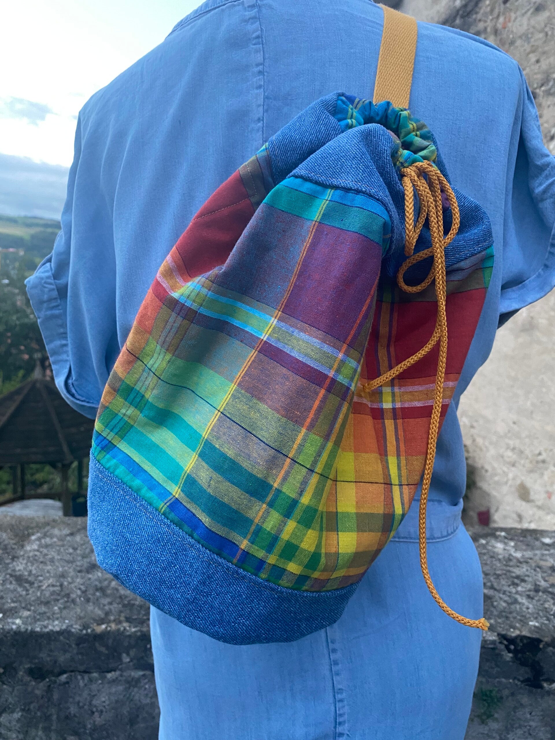 Sac baluchon coloré