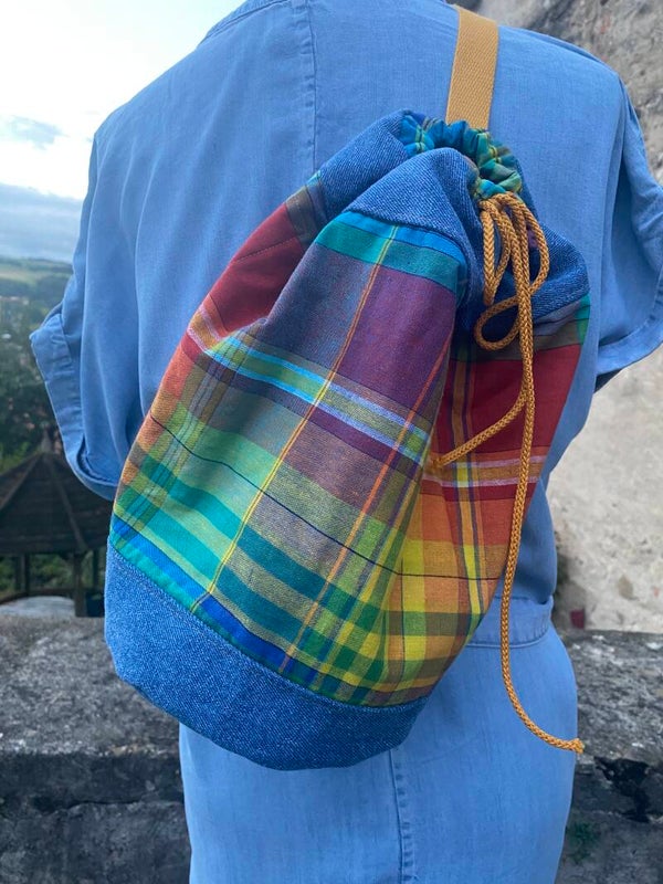 Sac baluchon coloré