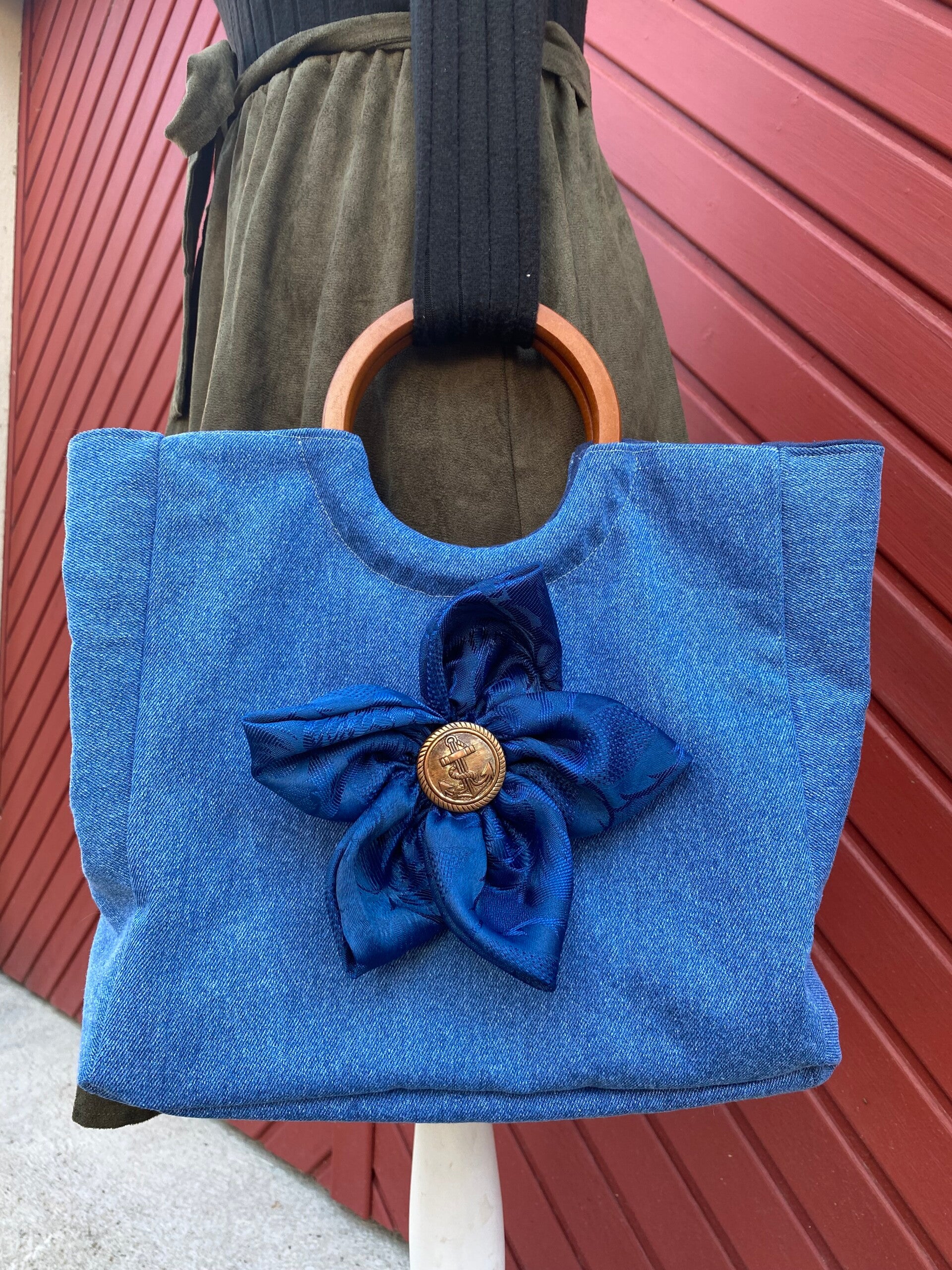 Sac Lili fleur bleu