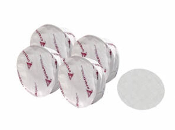 Sacs filtres électrostatiques courts - Paquet de 4 - 1 petit filtre rond blanc