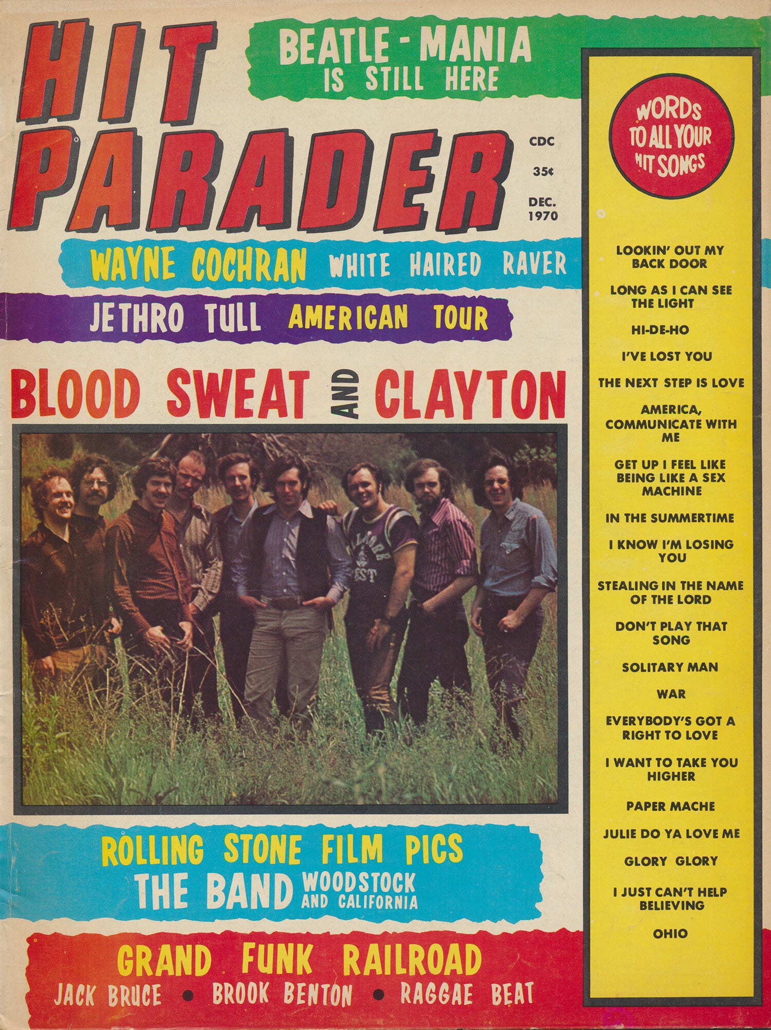 Hit Parader - December 1970 [USA] - Magazine
