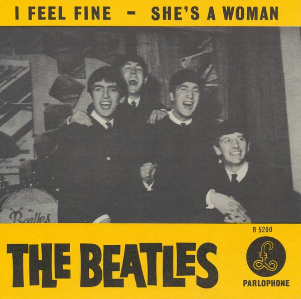 The Beatles - I Feel Fine - 1964 [Holland] - Record Sleeve