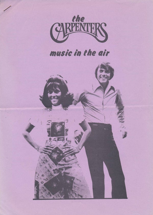 The Carpenters - Music In The Air issue 4 - February 1975 [Holland] - Magazine