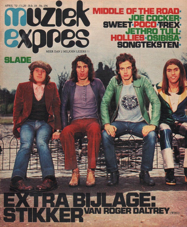 Muziek Expres issue 196 - April 1972 [Holland] - Magazine