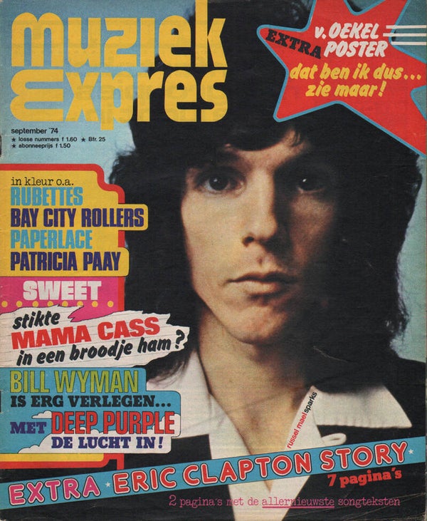 Muziek Expres issue 225 - September 1974 [Holland] - Magazine