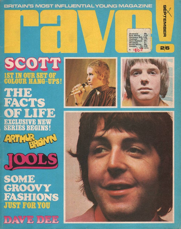 Rave - September 1968 [UK] - Magazine