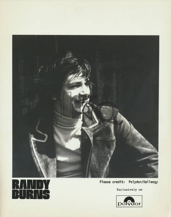 Randy Burns - May 1972 [USA] - Press Kit