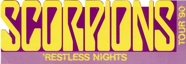 Scorpions - Maimarkthalle, Mannheim, December 17, 1990 [Germany] - Ticket Stub