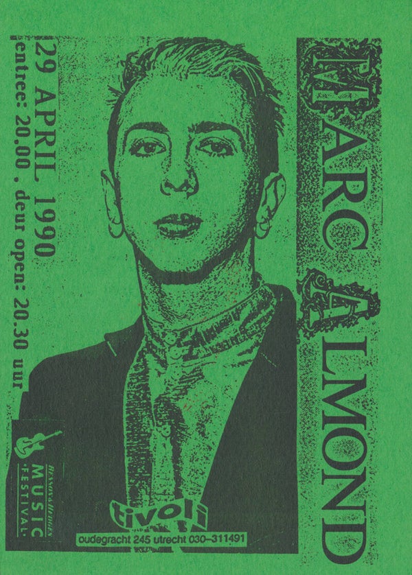 Marc Almond - Tivoli, Utrecht, April 29, 1990 [Holland] - Ticket Stub