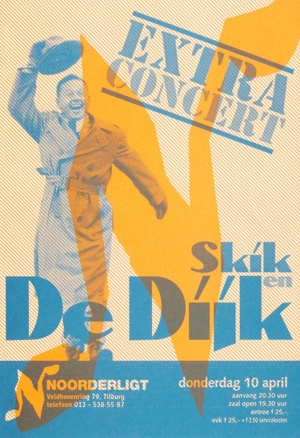 De Dijk - Skik - Noorderligt, Tilburg, April 10, 1997 [Holland] - Ticket Stub