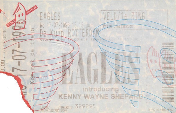 Eagles - Stadion Feijenoord, Rotterdam, July 17, 1996 [Holland] - Ticket Stub