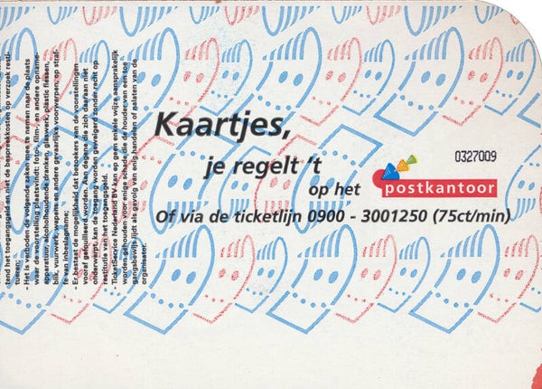 Ray Davies (The Kinks) - Muziekcentrum Vredenburg, Utrecht, April 6, 1998 [Holland] - Ticket Stub