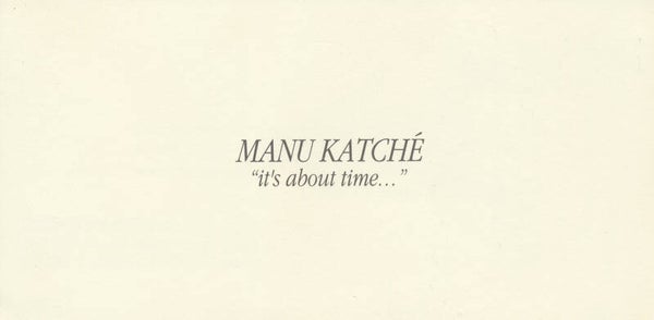 Manu Katche - New Morning, Paris, April 6, 1992 [France] - Ticket Stub