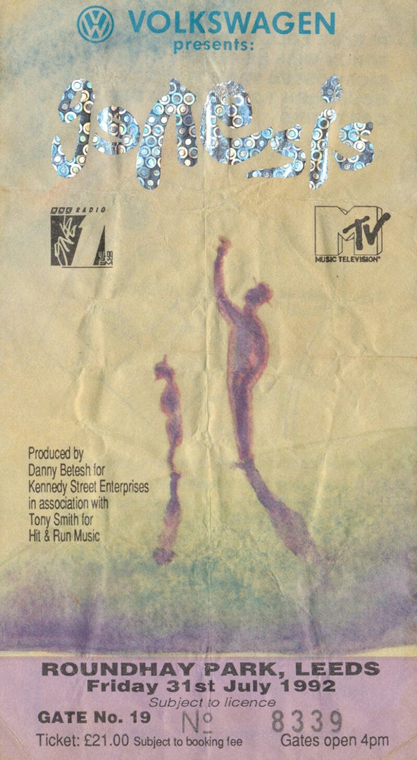 Genesis - Roundhay Park, Leeds, July 31, 1992 [UK] - Ticket Stub