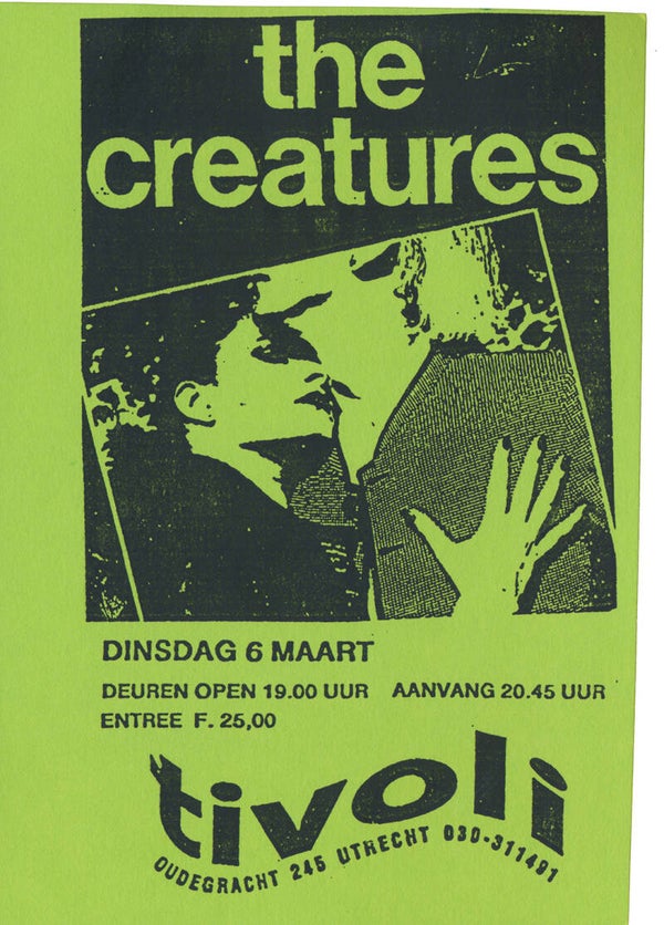 The Creatures (Siouxsie and the Banshees) - Tivoli, Utrecht, March 6, 1990 [Holland] - Ticket Stub