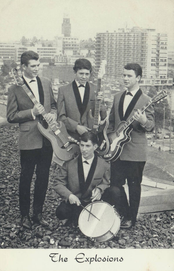 The Explosions - 1960s [Holland] - Publicity Postcard
