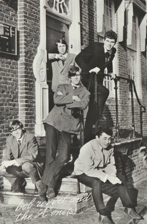 Bob Revvel and the "A" one(s) - 1960s [Holland] - Publicity Postcard