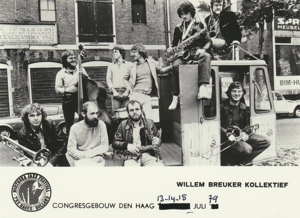 Willem Breuker Collectief - Northsea Jazz Festival. Congresgebouw, The Hague, July 13-15, 1979 [Holland] - Publicity Photocard