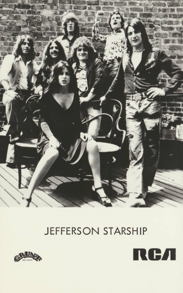 Jefferson Starship (Jefferson Airplane) - 1970s [Holland] - Publicity Photocard