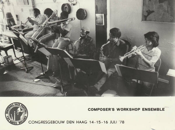 Composer's Workshop Ensemble - Northsea Jazz Festival. Congresgebouw, The Hague, July 14-16, 1978 [Holland] - Publicity Photocard