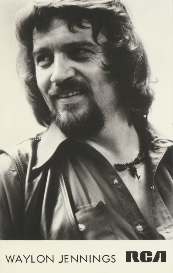 Waylon Jennings - 1970s [Holland] - Publicity Photocard