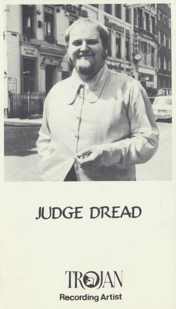 Judge Dread - 1970s [Holland] - Publicity Photocard