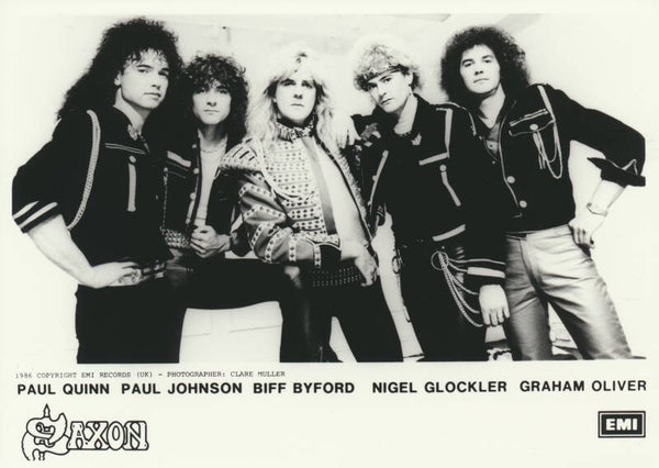 Saxon - 1986 [UK] - Publicity Photo