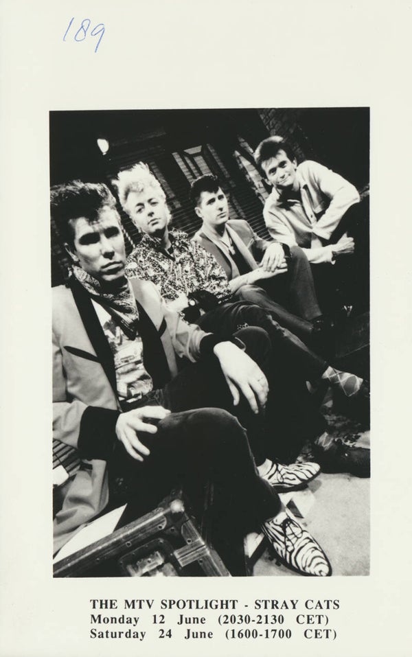 The Stray Cats - 1980s [USA] - Publicity Photo