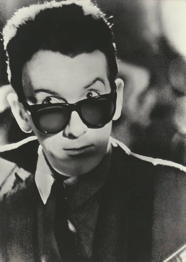 Elvis Costello - 1980s [Holland] - Publicity Photocard