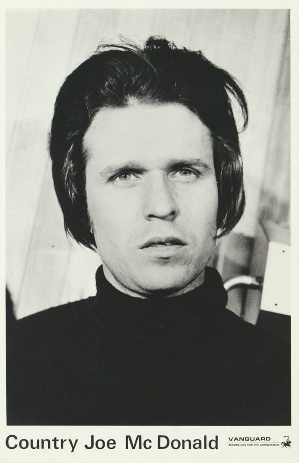 Country Joe McDonald - 1970s [Holland] - Publicity Photocard