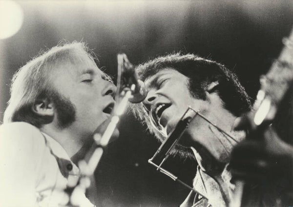 Stills & Young (Stephen Stills, Neil Young) - 1970s [Holland] - Publicity Photocard