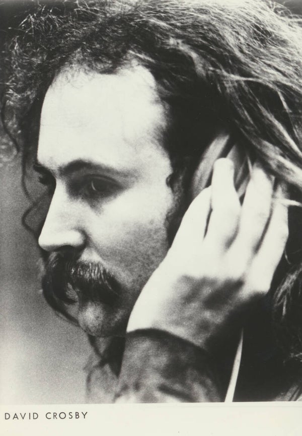 David Crosby - 1970s [Holland] - Publicity Photocard
