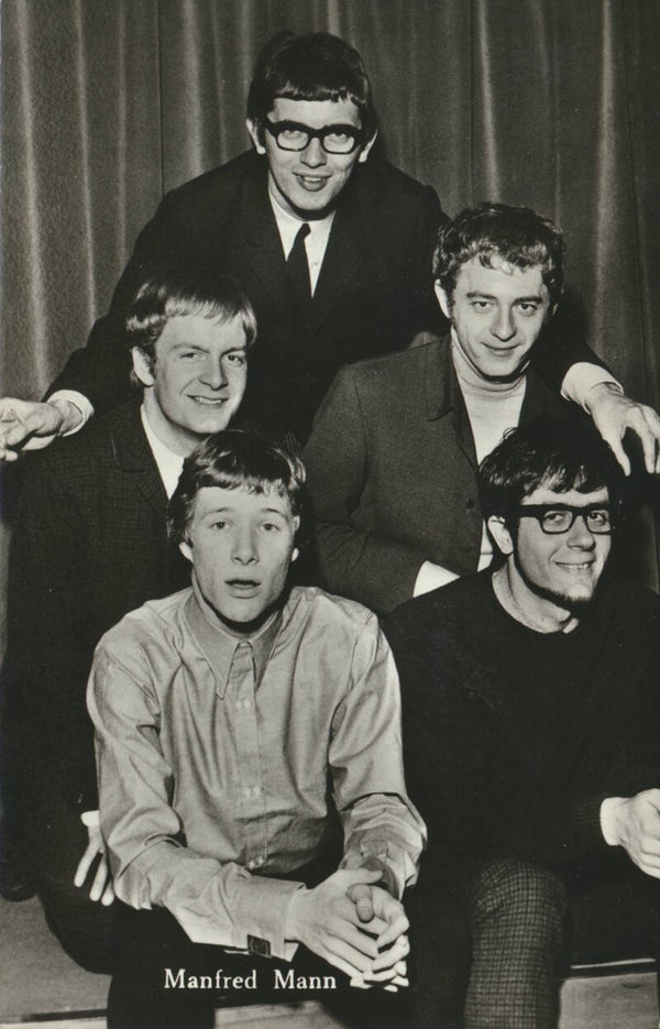 Manfred Mann - 1960s [Holland] - Publicity Postcard