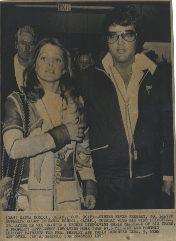 Elvis Presley - Santa Monica. October 9, 1973 [USA] - Wirephoto