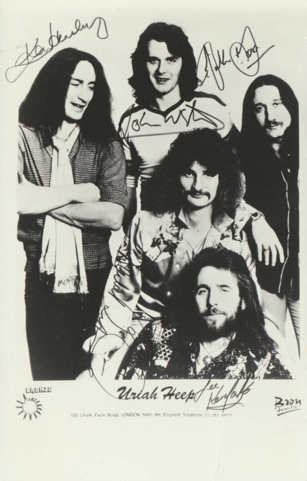 Uriah Heep - 1970s [Holland] - Publicity Postcard