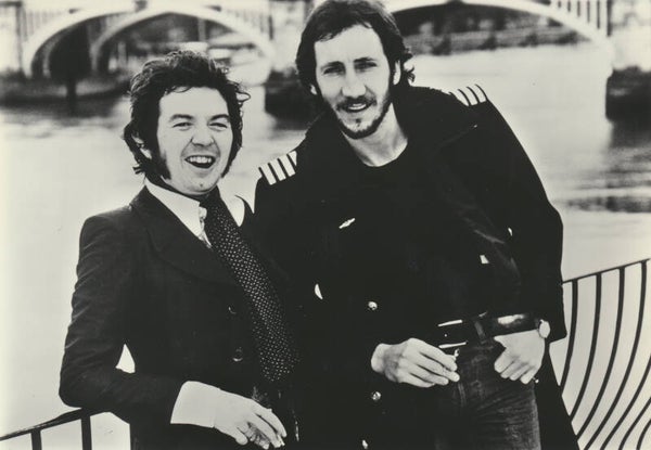 Ronnie Lane / Pete Townshend (The Small Faces, The Who) - 1970s [Holland] - Publicity Photocard