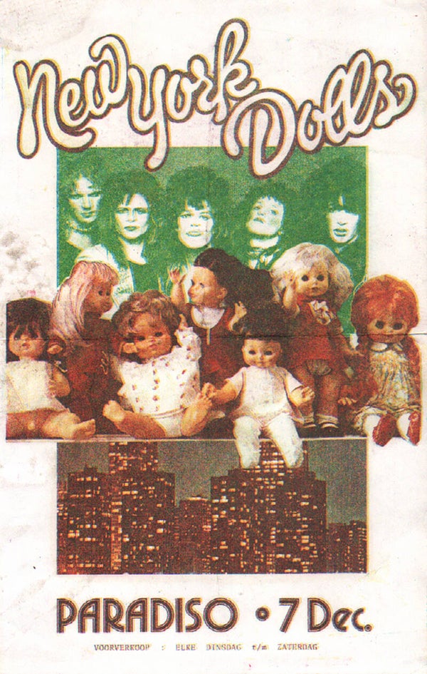 New York Dolls - Paradiso, Amsterdam, December 7, 1973 [Holland] - Poster