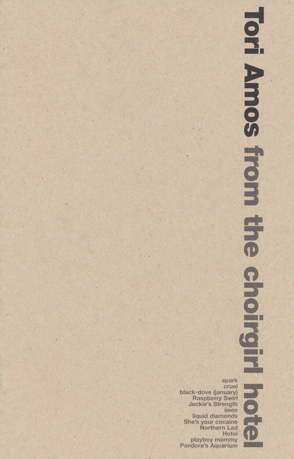 Tori Amos - From The Choirgirl Hotel - 1998 [USA] - Promo Lyric Booklet