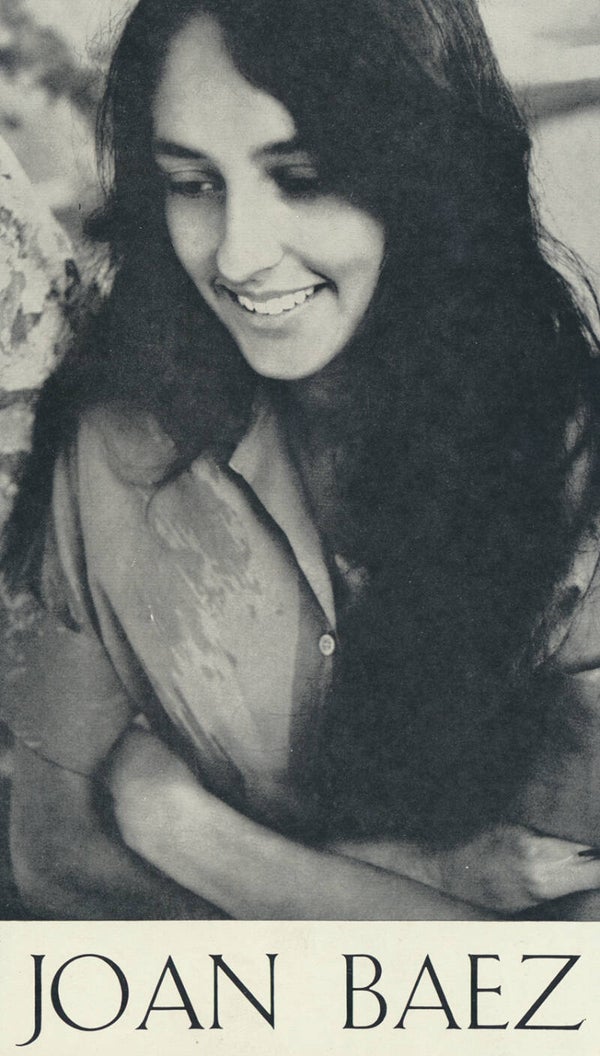 Joan Baez - 1965 [Holland] - Publicity Photocard