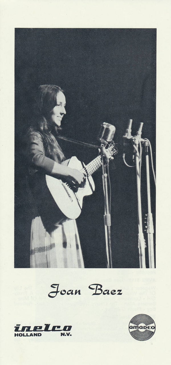 Joan Baez - 1966 [Holland] - Sales Booklet