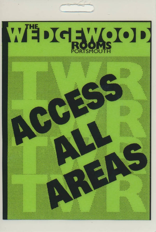 Porcupine Tree - The Wedgewood Rooms, Portsmouth, October 18, 1995 [UK] - Backstage Pass