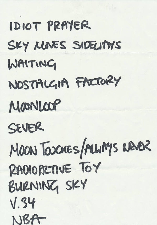 Porcupine Tree - The Venue, Edinburgh, May 2, 1996 [UK] - Stage Set List