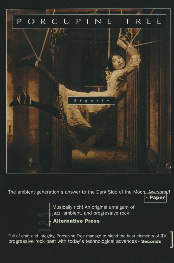 Porcupine Tree - Signify [USA] - Publicity Postcard