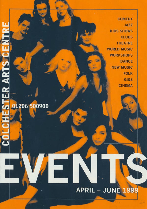 Porcupine Tree - Colchester Arts Centre - Events April - June 1998 [UK] - Programme