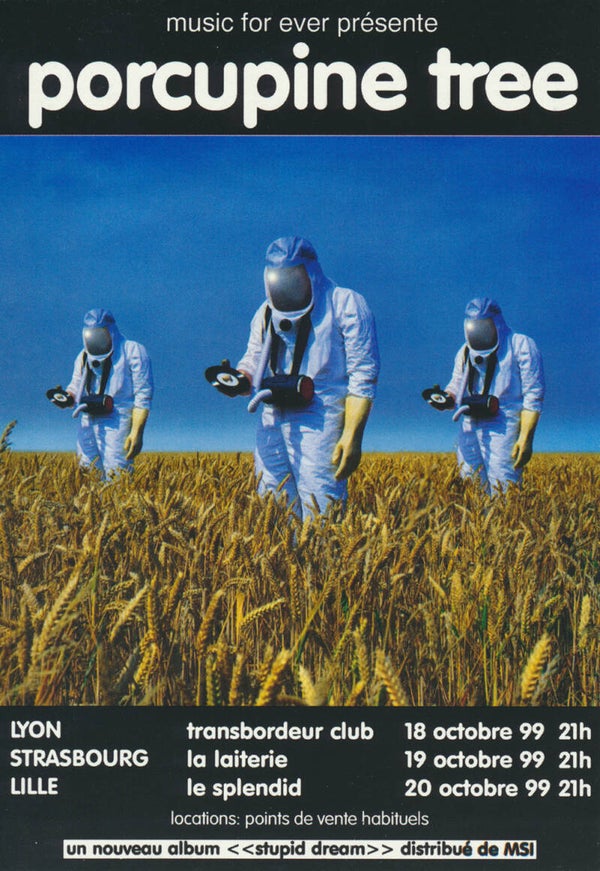 Porcupine Tree - October 1999 [France] - Handbill