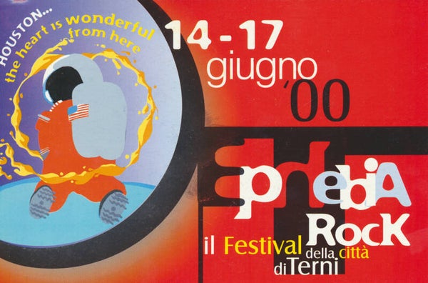 Porcupine Tree - Ephebia Rock, Terni , June 17, 2000 [Italy] - Publicity Postcard