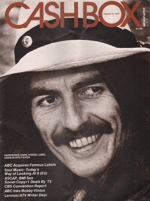 George Harrison - Cash Box - August 10, 1974 [USA] - Magazine