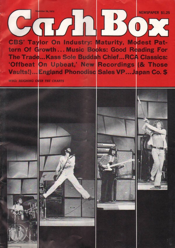 The Who - Cash Box - November 24, 1973 [USA] - Magazine